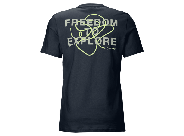 SCOTT Tee Ms Backprint SS Blå S T-skjorte 