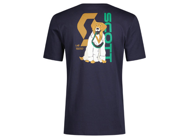 SCOTT Tee Ms Retro SS S T-skjorte - dark blue/amazon green 