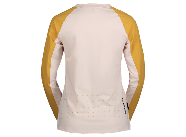 SCOTT Tee Ws Trail Vertic Pro LS XS Sykkeltrøye - sugar pink/biscuit beige 