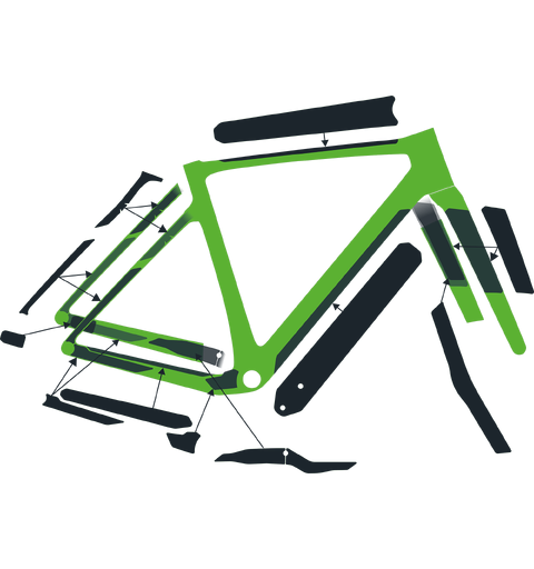 SYNCROS Frame Protection kit Rammebeskyttelse Addict Gravel