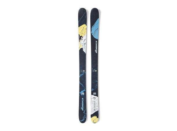 NORDICA Unleashed 108 Blå/Gul 174 Freeski twin flat 