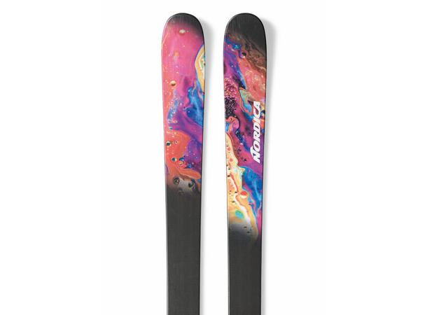 NORDICA Unleashed 108 Sort/Lilla 180 Flat ski 