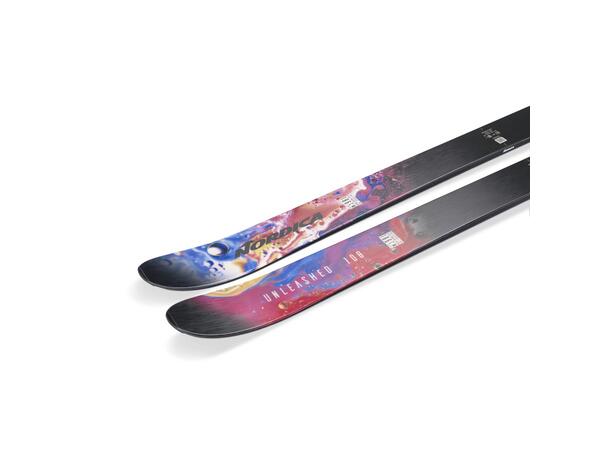 NORDICA Unleashed 108 Sort/Lilla 180 Flat ski 