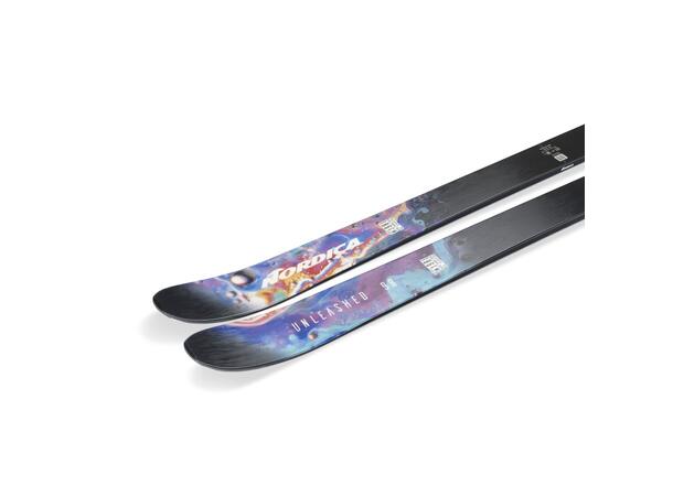 NORDICA Unleashed 98 Sort/Turkis 180 Flat ski 