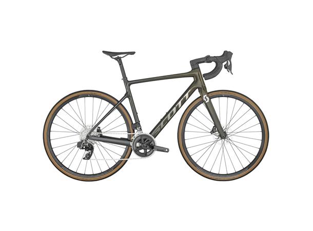 SCOTT Addict 10 Gul S Landeveissykkel i karbon 