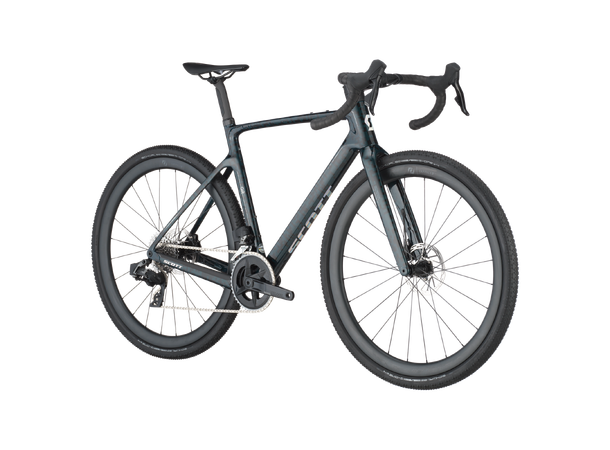 SCOTT Addict Gravel 20 Sort L Racersykkel til grusvei 