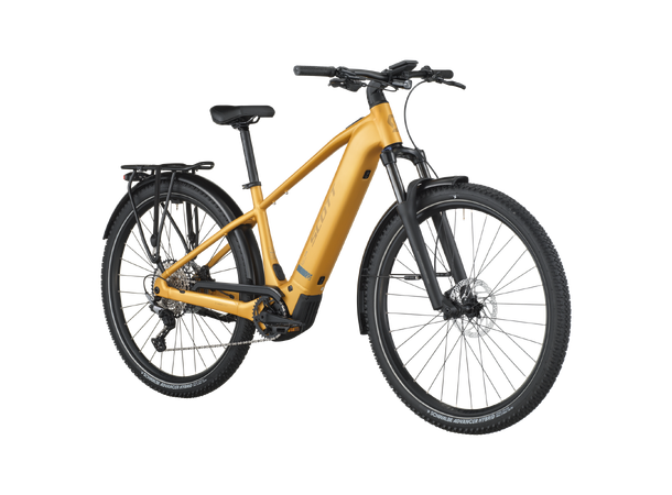 SCOTT Axis 20 Gull S Fulldempet el-sykkel 