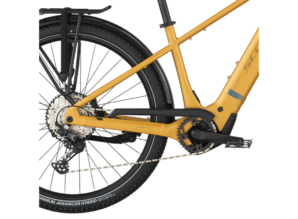 SCOTT Axis 20 Gull S Fulldempet el-sykkel 
