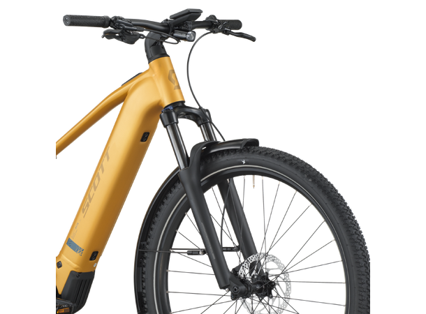 SCOTT Axis 20 Gull S Fulldempet el-sykkel 