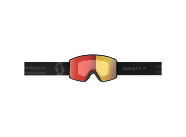 SCOTT Goggle React Sort Glass: Enhancer Red Chrome