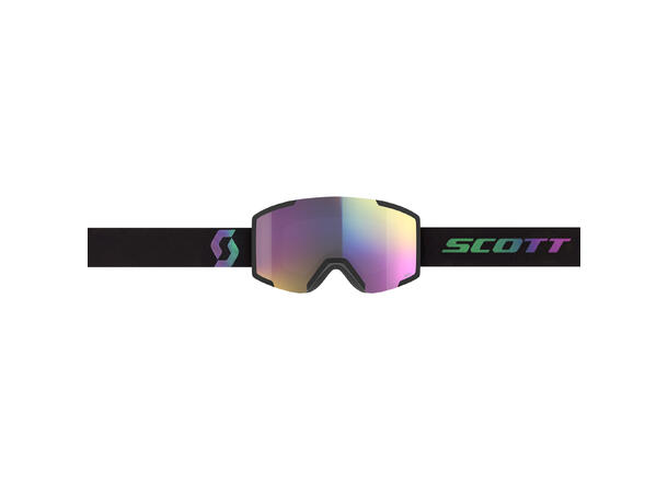 SCOTT Goggle Shield + extra lens Black/Aurora green -  Enh Teal Chrome