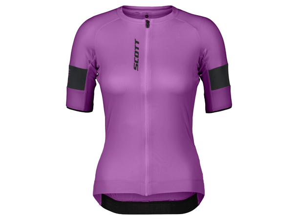 SCOTT Jersey Ws Endurance Pro SS XS Sykkeltrøye - liquid purple/black 