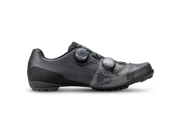 SCOTT Shoe Gravel RC 40 Sykkelsko - Matt black/Anthracite grey 