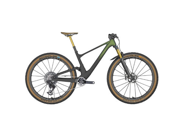 SCOTT Spark 900 Ultimate TR Grønn L Fulldempet terrengsykkel i karbon 