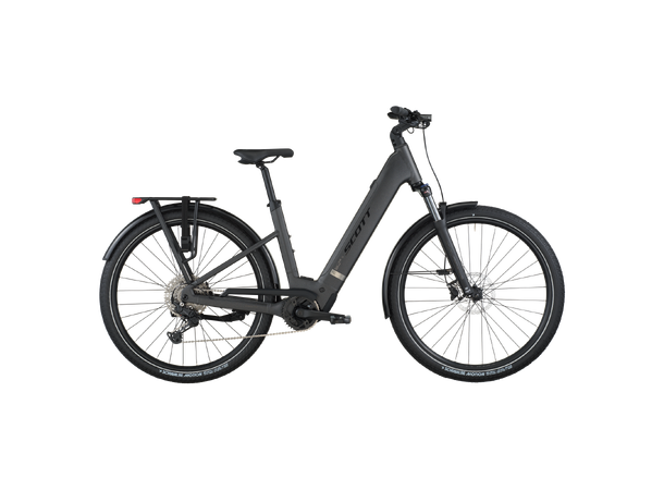 SCOTT Sub Sport 10 Wave Grå S El-sykkel hybrid 