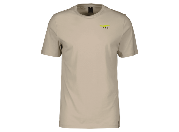 SCOTT Tee Ms Retro SS L T-skjorte - Dust white 