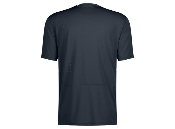 SCOTT Tee Ms Trail Vertic Zip SS S Sykkeltrøye - dark blue 