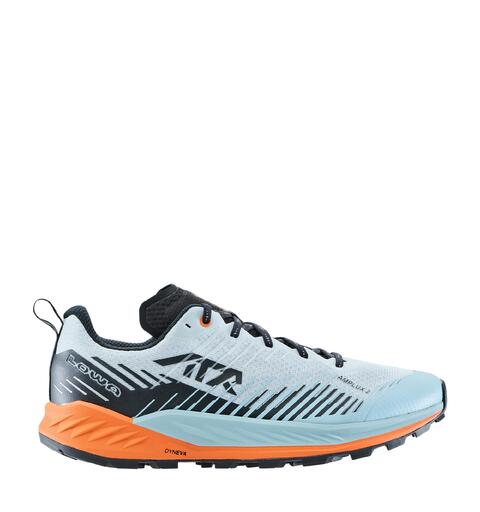 LOWA Amplux 2 All terrain running - misty blue/orange