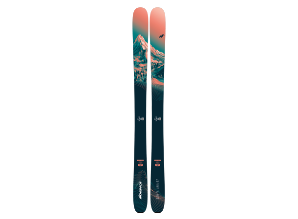 NORDICA Santa Ana 97 Oransje 167 Flat ski 