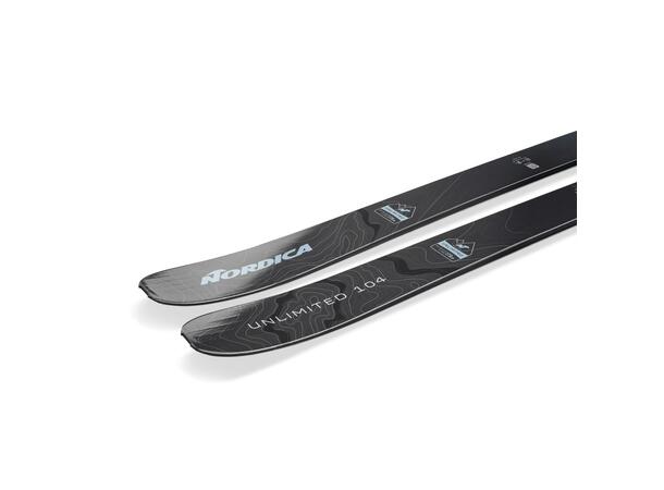 NORDICA Unlimited 104 Blå/Grå 186 Freeride ski flat 