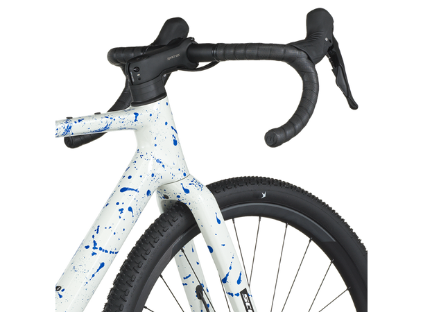 SCOTT Addict Gravel 30 Hvit XS Racersykkel til grusvei 