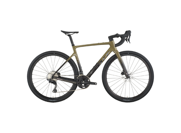 SCOTT Addict Gravel 40 Grønn/Sort XS Racersykkel til grusvei 