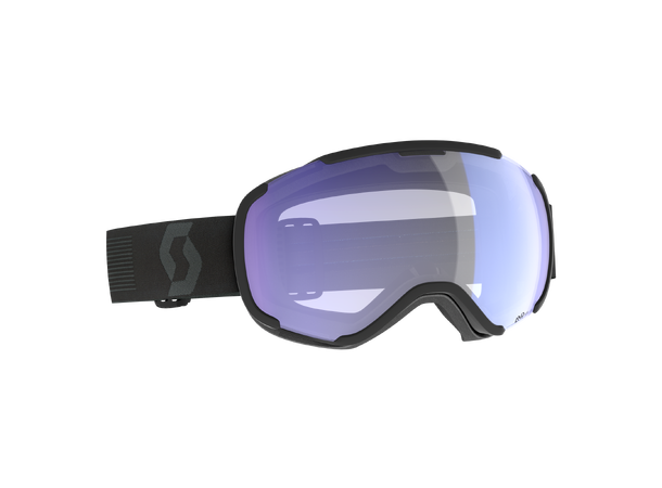 SCOTT Goggle Faze II Mineral black - AMP illuminator blue chr 
