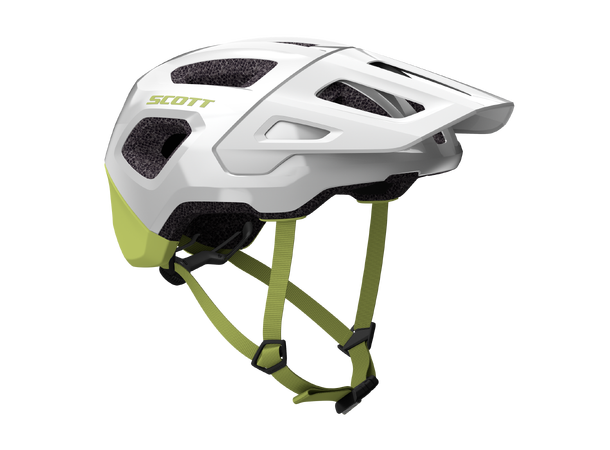 SCOTT Helmet Argo Plus M/L Sykkelhjelm - White/Bitter yellow 