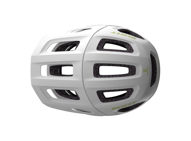 SCOTT Helmet Argo Plus M/L Sykkelhjelm - White/Bitter yellow 