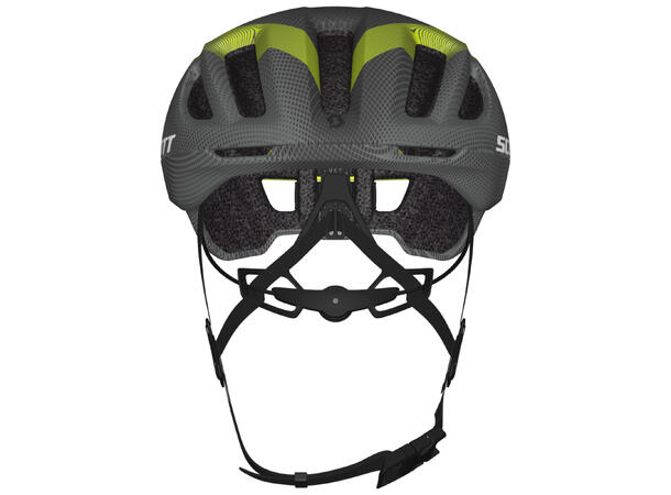 SCOTT Helmet Cadence Plus (CE) S Racing sykkelhjelm - Di grey/Lime green 