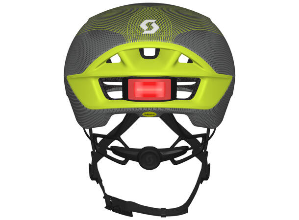 SCOTT Helmet Cadence Plus (CE) S Racing sykkelhjelm - Di grey/Lime green 