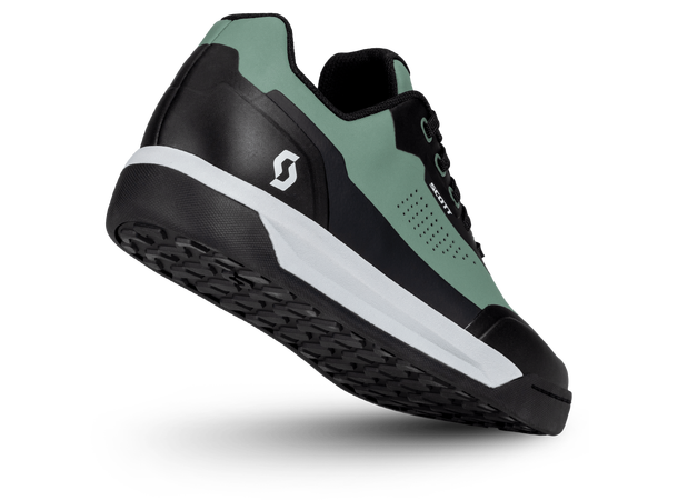 SCOTT Shoe Volt Evo Flat 46 Sykkelsko - green/black 