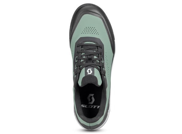 SCOTT Shoe Volt Evo Flat 46 Sykkelsko - green/black 