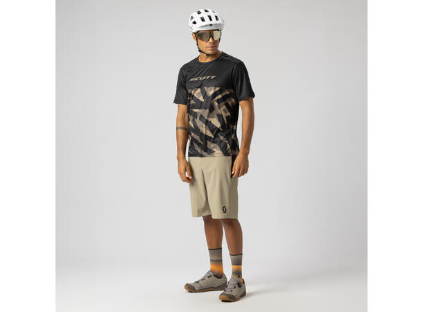 SCOTT Shorts Ms Vert LT w/pad Beige L Sykkelshorts m/padding 