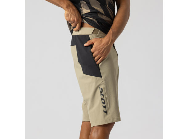 SCOTT Shorts Ms Vert LT w/pad Beige L Sykkelshorts m/padding 