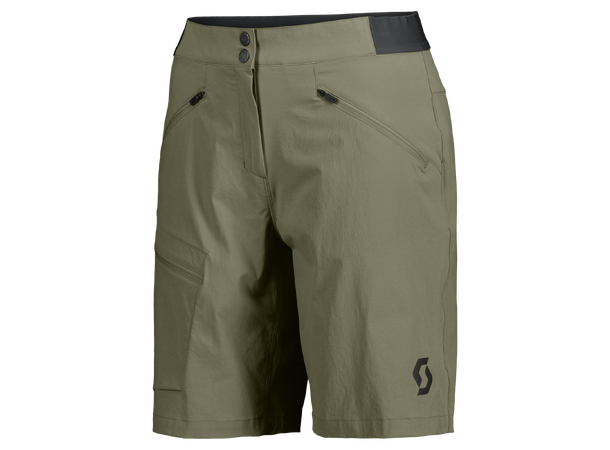 SCOTT Shorts Ws Explorair Light XS Sykkelbukse - hay green 