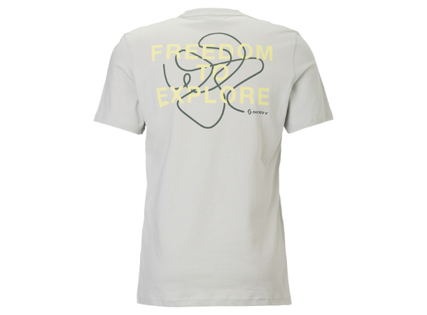 SCOTT Tee Ms Backprint SS Grå S T-skjorte 