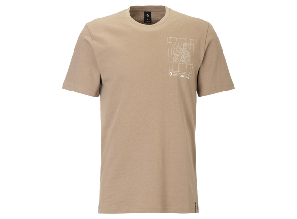 SCOTT Tee Ms Casual SS Beige S T-skjorte 