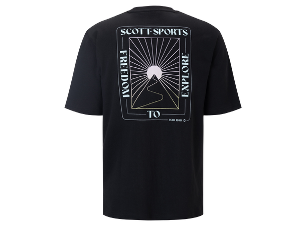 SCOTT Tee Ms Graphic SS Sort XS T-skjorte 