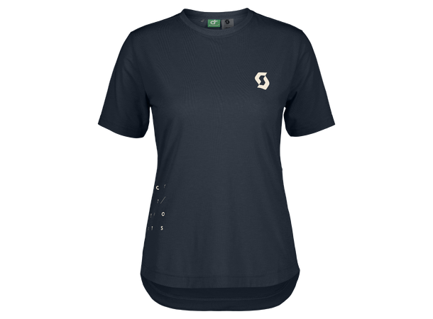 SCOTT Tee Ws Trail Vertic DRI SS XS Sykkeltrøye - dark blue 