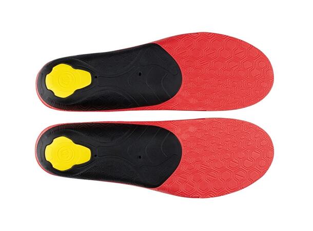SIDAS 3FEET ECO WINTER HIGH Rød M Anatomisk formet såle for høy fotbue 