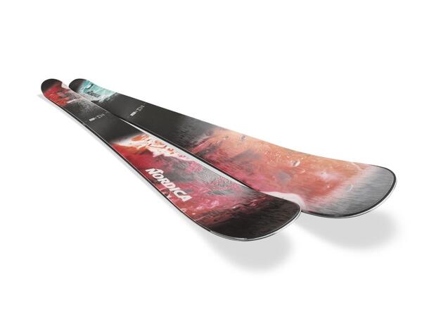 NORDICA Unleashed 114 Sort/Oransje 191 Flat ski 