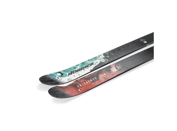 NORDICA Unleashed 114 Sort/Oransje 191 Flat ski 