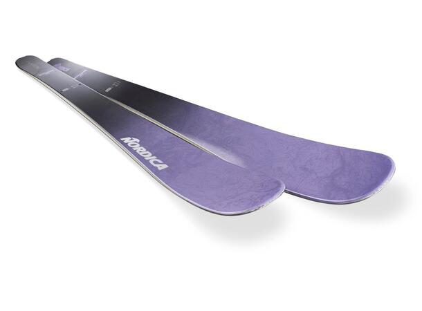 NORDICA Unlimited 94 W Lilla/Grå 165 Freeride ski flat Dame Lilla/Grå 