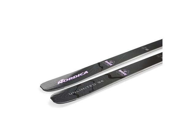 NORDICA Unlimited 94 W Lilla/Grå 165 Freeride ski flat Dame Lilla/Grå 