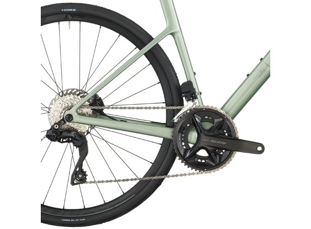 SCOTT Addict 40 Grønn M Landeveissykkel i karbon 