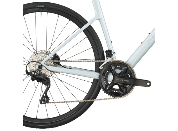 SCOTT Addict 50 Hvit L Landeveissykkel i karbon 