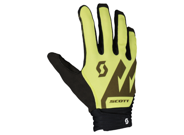 SCOTT Glove DH Factory LF M Sykkelhansker - Yellow/Black 