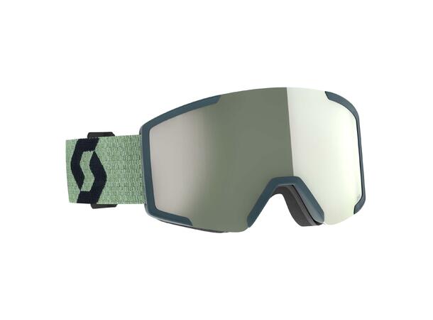 SCOTT Goggle Shield AMP pro+ extra lens Soft green/Black -  A pro white chrome