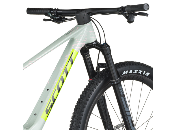SCOTT Spark RC Team Issue B Grønn M Fulldempet terrengsykkel i karbon 